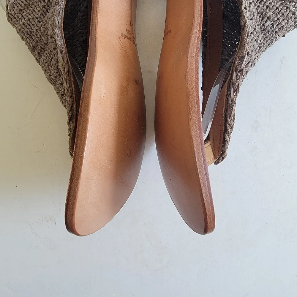 Cydwoq Dion Gray Sweater Woven Sandals Size 41 Boho Artsy Handcrafted in USA - Picture 14 of 16